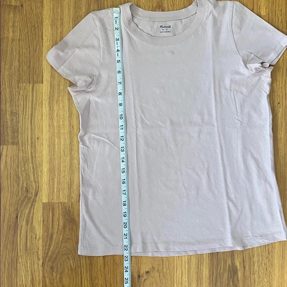 Madewell Light Pink Northside Vintage Short Sleeve Tee - Picture 7 of 10
